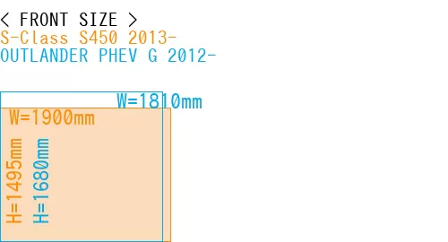 #S-Class S450 2013- + OUTLANDER PHEV G 2012-